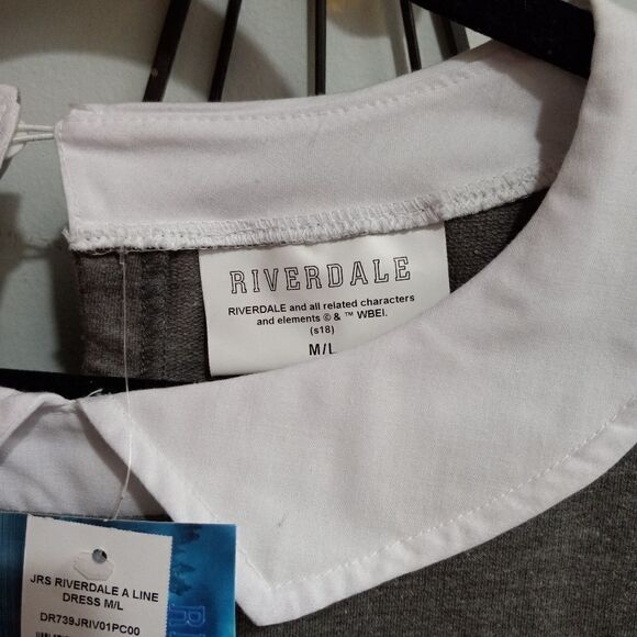 Riverdale Gray Jughead Veronica Crown Dress - Picture 3 of 6